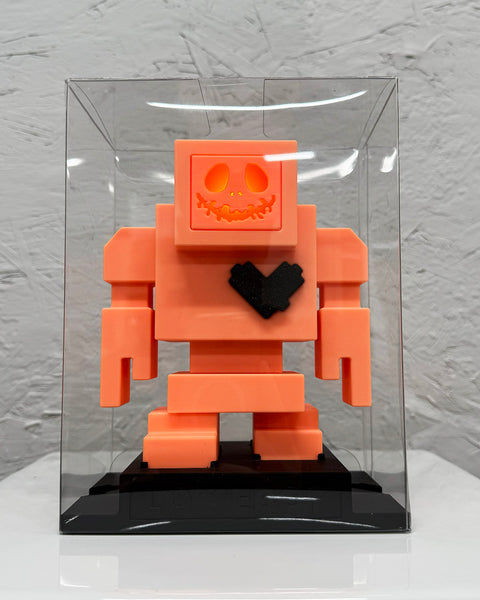 6" PUMPKIN GLOW IN THE DARK Lovebot - 6" / 155mm Designer Toy - Edition Ltd. to 13 pcs.