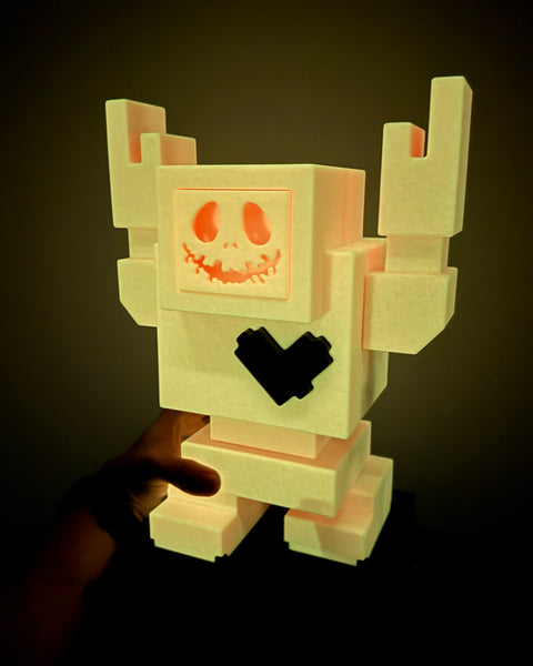 1/3 1ft Pumpkin Glow in the Dark Lovebot Designer Toy
