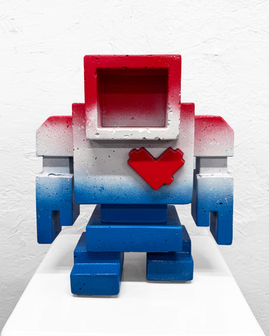ROCKET POPSICLE - 1ft Concrete Lovebot Sculpture