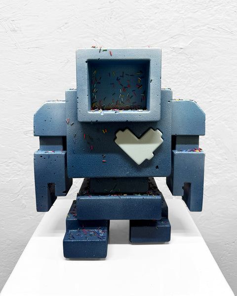 SOFT SUNDAY - 1ft Concrete Lovebot Sculpture