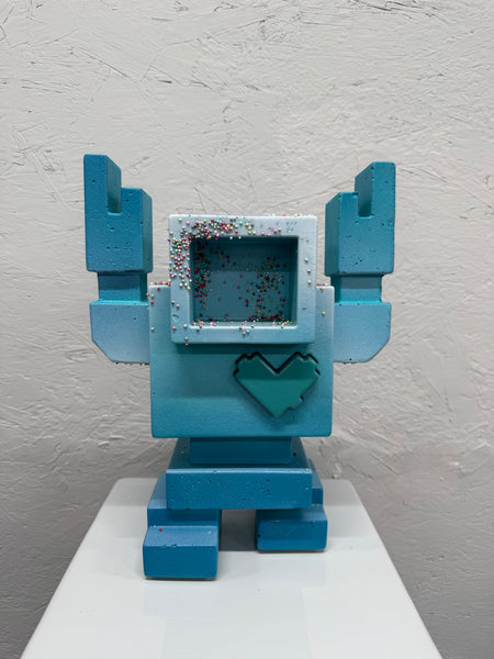 BLUE SKY GLAZE 1ft Concrete Lovebot 1/1