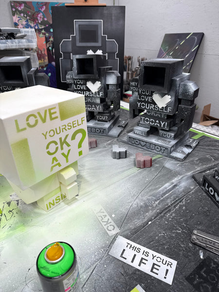 1/3 Artist Proof 1ft LOVEBOT First Ever ARTIST EDITION