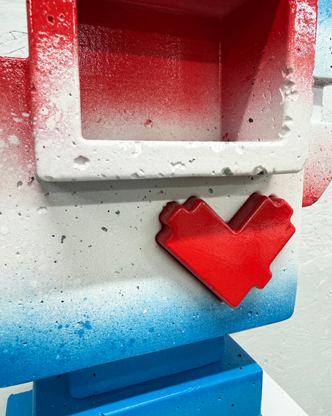 ROCKET POPSICLE - 1ft Concrete Lovebot Sculpture
