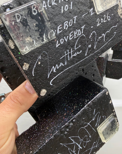BLACK IRIDESCENT 101 - 1ft Concrete Lovebot