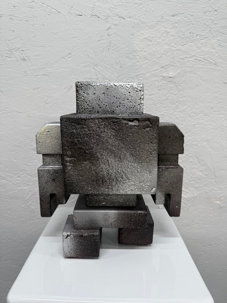 BURNT SILVER - 1ft Concrete Lovebot Sculpture