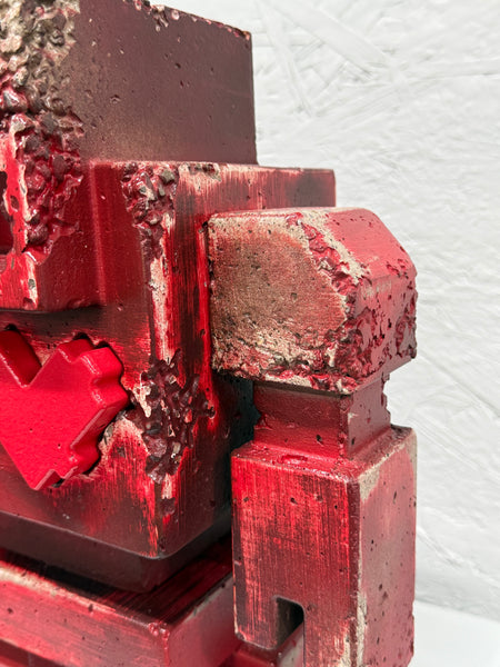BUSTER - 1ft Concrete Lovebot Sculpture