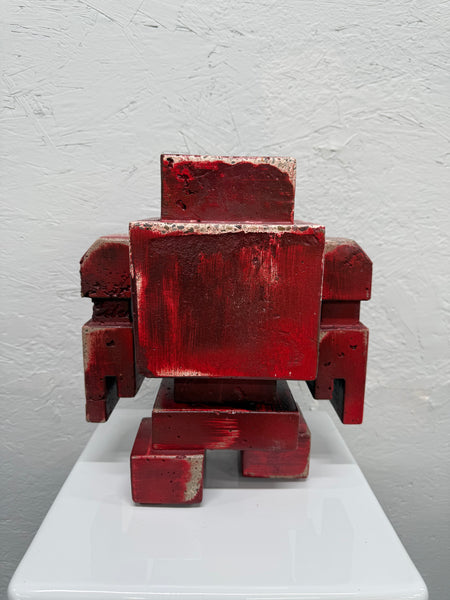 BUSTER - 1ft Concrete Lovebot Sculpture