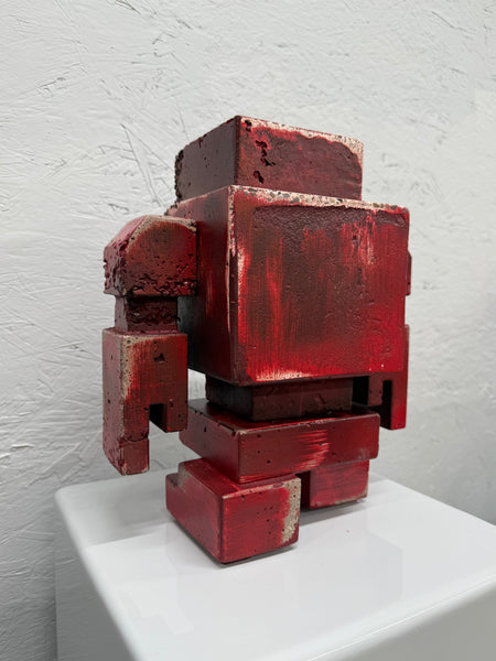 BUSTER - 1ft Concrete Lovebot Sculpture