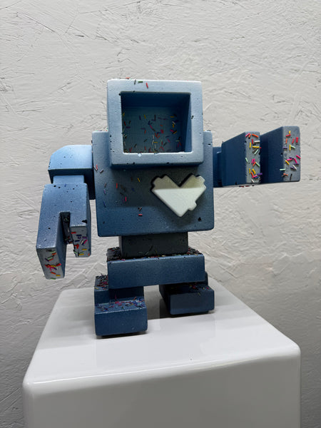 SOFT SUNDAY - 1ft Concrete Lovebot Sculpture