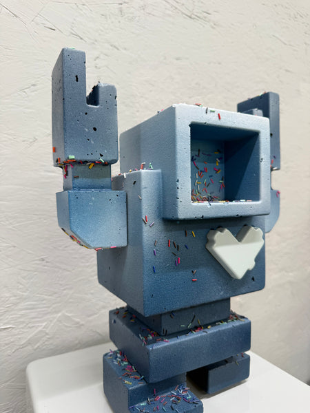 SOFT SUNDAY - 1ft Concrete Lovebot Sculpture
