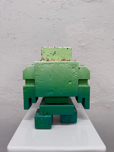 LIME SUNDAE - 1ft Concrete Lovebot Sculpture