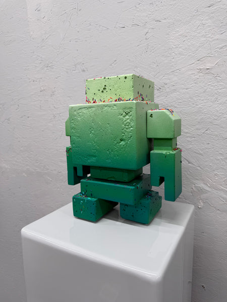 LIME SUNDAE - 1ft Concrete Lovebot Sculpture