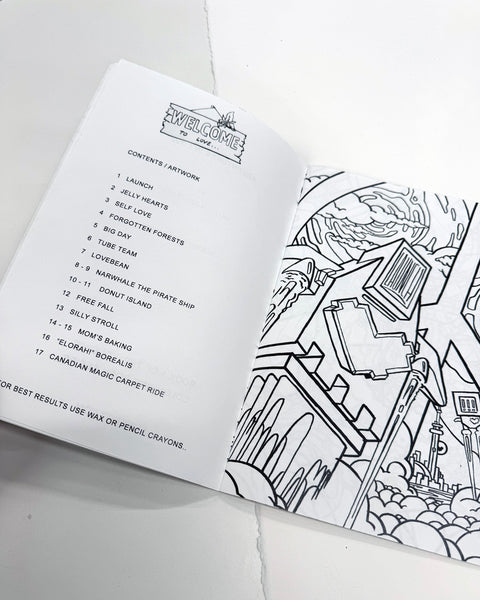 PREORDER! The Lovebot Coloring book! "Adventures in Love"