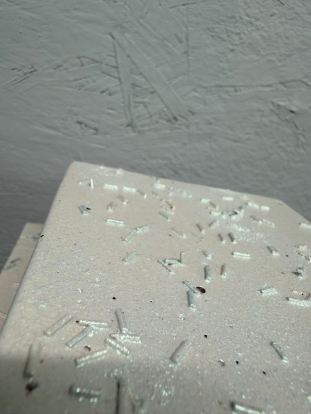 PEARL TREAT - 1ft Concrete Lovebot Sculpture