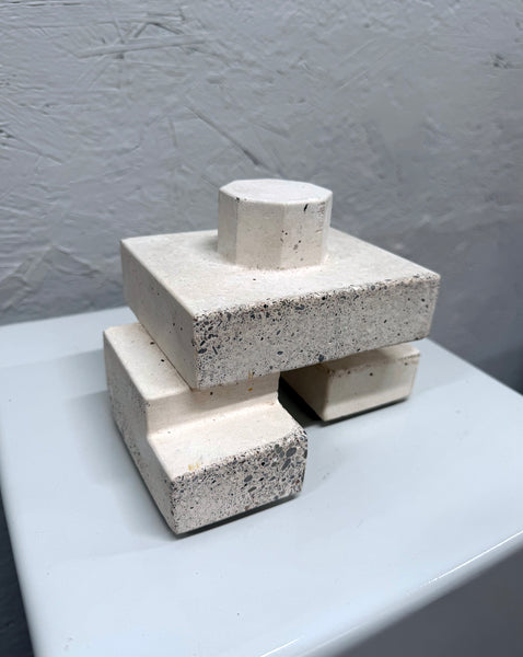 WHITE AND STONE - 1ft Concrete Lovebot