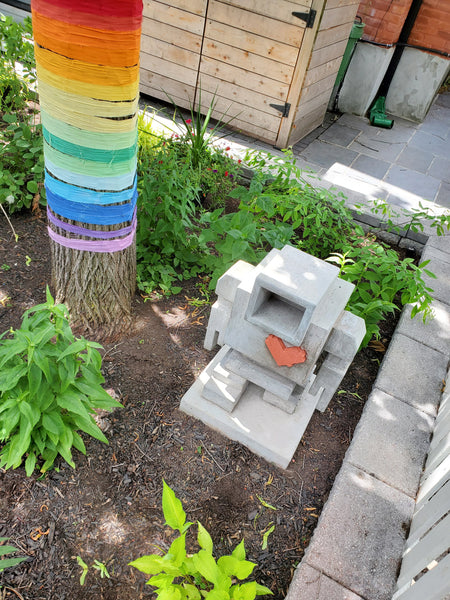 2ft Solid Concrete Lovebot - MARK II / Model 2