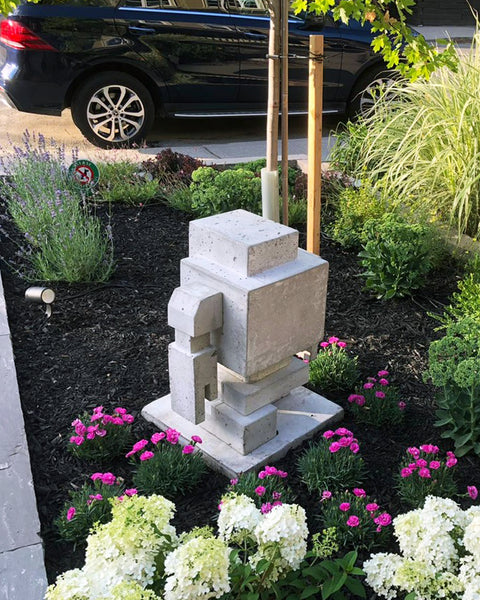 2ft Solid Concrete Lovebot - MARK II / Model 2