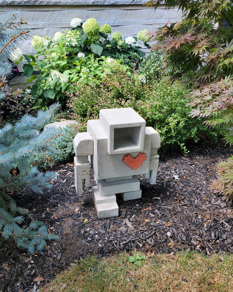 2ft Solid Concrete Lovebot - MARK II / Model 2