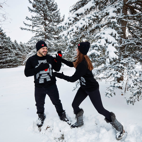 LAST STOCK! Silver Lining - Half a Heart Mittens