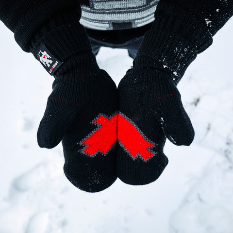 LAST STOCK! Silver Lining - Half a Heart Mittens
