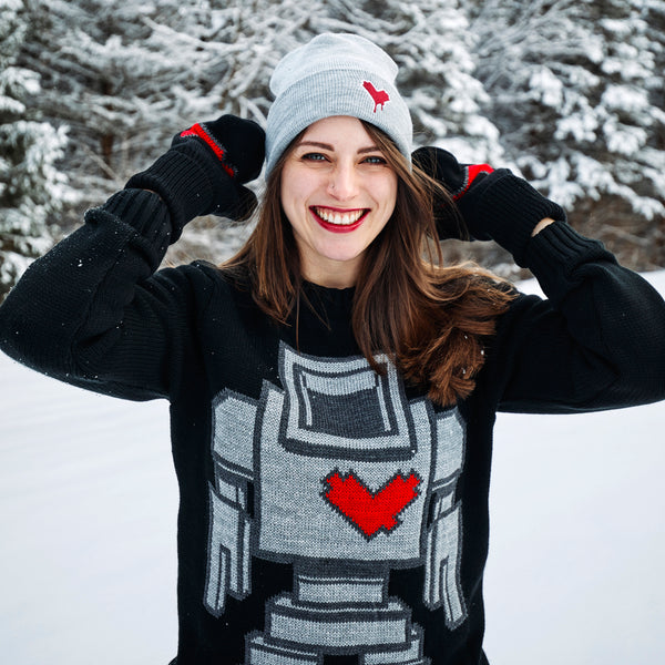 LAST STOCK! Silver Lining - Half a Heart Mittens