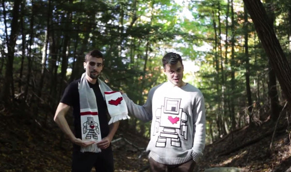 Knitted Original Lovebot Scarf 2017