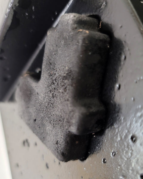 Custom Commissioned 1ft Concrete Lovebot Sculpture