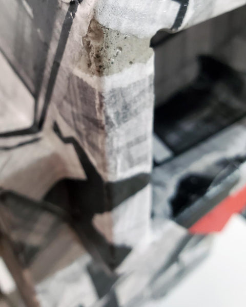 Custom Commissioned 1ft Concrete Lovebot Sculpture