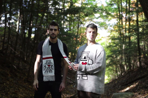 Knitted Original Lovebot Scarf 2017